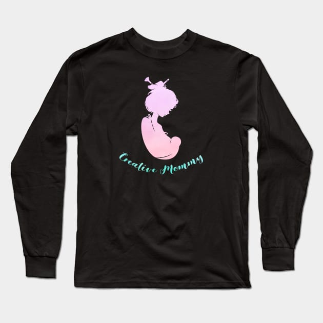 Creative Mommy Long Sleeve T-Shirt by IzareDesigns